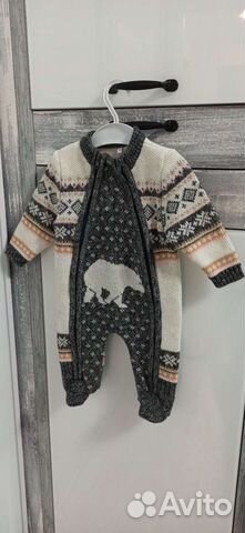 Комбинезон детский вязаный