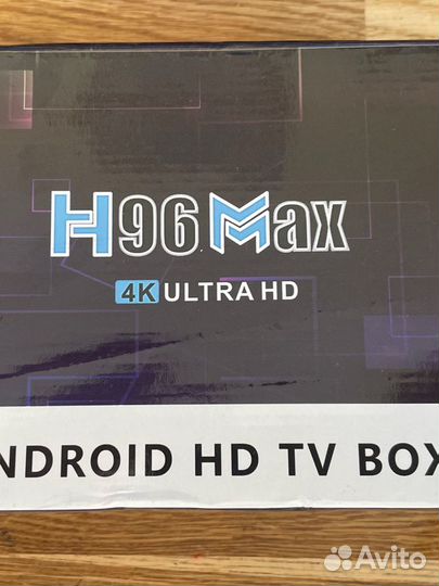Андроид тв приставка H96MAX 4K ultpaHD 4/64гб