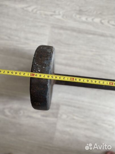 Штанга с блинами