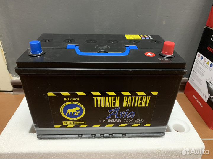 95Ah Аккумулятор 12V 6CT-95.0 Тюмень Asia 750А