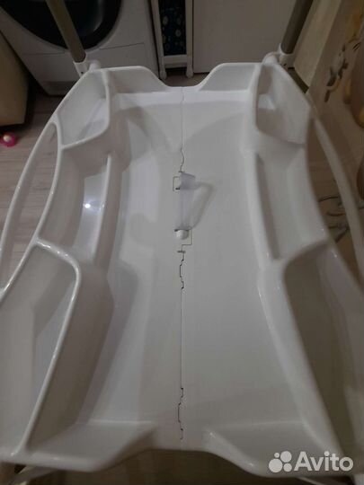 Детская ванна с пеленальным столом