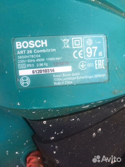 Триммер электрический бу bosch