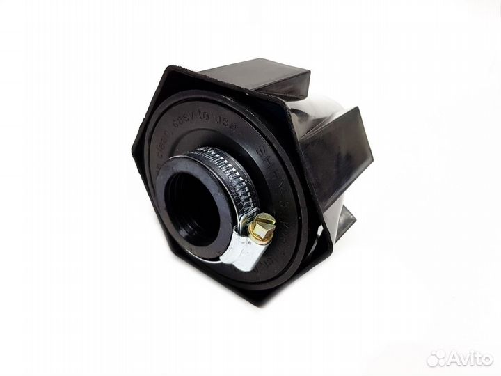 Фильтр нулевого сопротивления прямой черная крышка