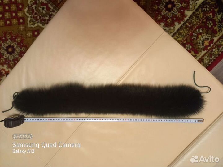 Меховой воротник песец