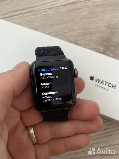 Часы apple watch 3 38 mm