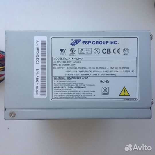 ESP Group inc. model No ATX- 400 PAF