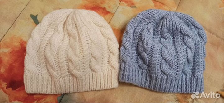 Шапка для девочки (шерсть, мохер, акрил)
