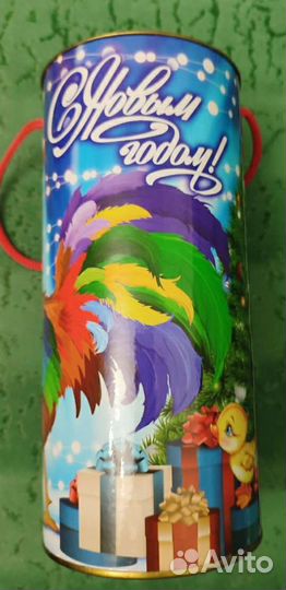 Упаковка (туба) для подарков С новым годом