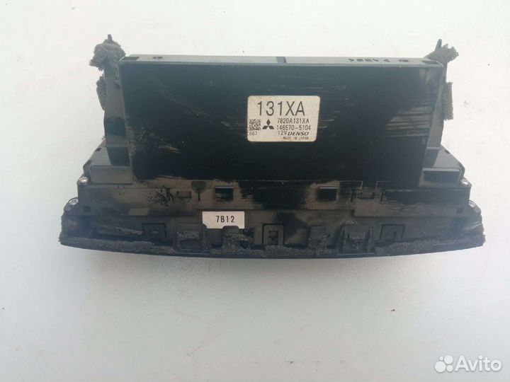 Блок управления климатом Паджеро 4 Pajero 4