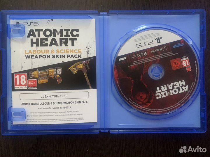 Atomic heart ps5 диск