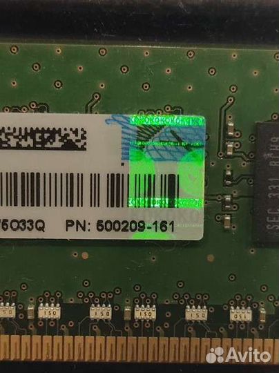 Samsung модуль памяти 2gb 2rx8 pc3-10600e