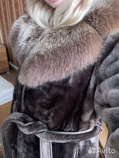 Шуба мутоновая 48 размер