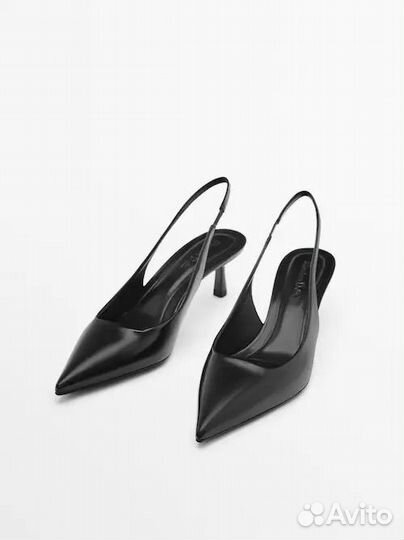 Туфли слингбэки massimo dutti