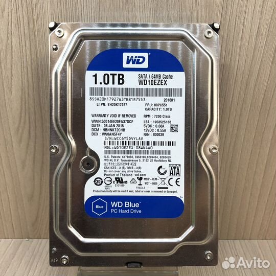HDD 1tb WD WD10ezex