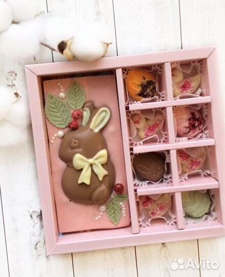 Пасха/Шоколад ручной работы/Подарок