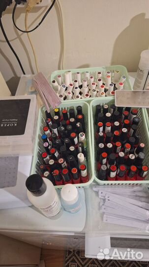 Набор для ногтей и ресниц бу