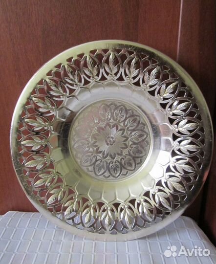 Тарелка для фруктов, хлеба. (алюминиевая)