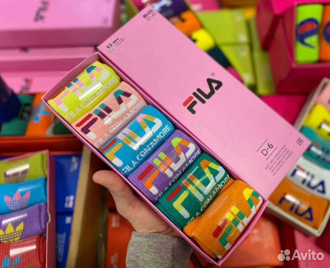 Носки Adidas в подарочной упаковке женские