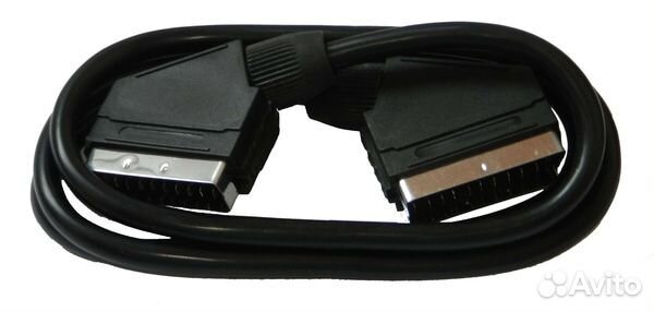 Кабель scart (21 pin) вилка - scart 2m (S8001)