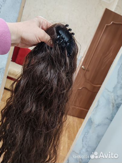 Хвост шиньон на крабе