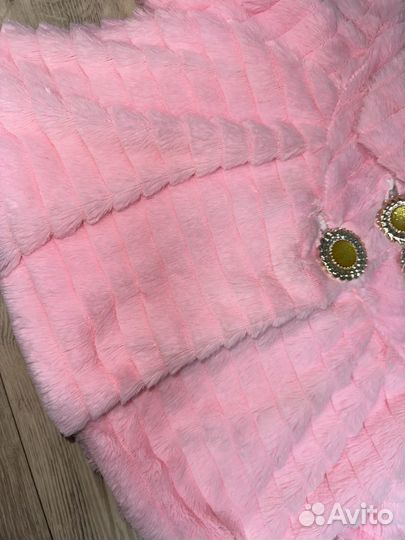 Накилка шубка для девочки 86 92 98