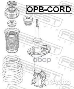 Опора переднего амортизатора в сборе opel corsa