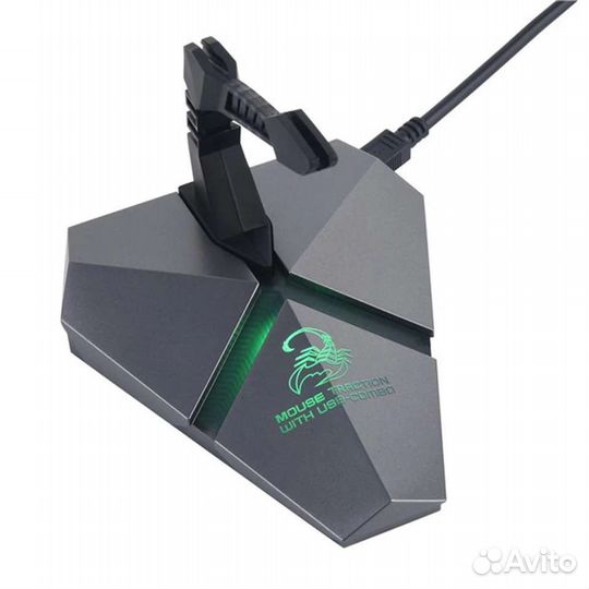 USB хаб + Держатель для провода мыши