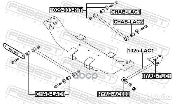 Болт с эксцентриком (ремкомплект) chevrolet optra