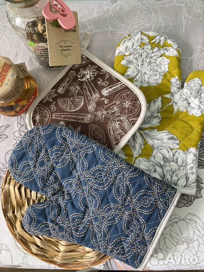 Рогожка - Прихватка, рукавица. Тейково хбк