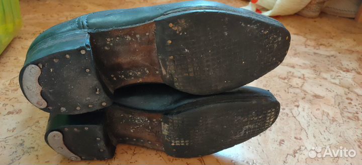 Хромовые сапоги