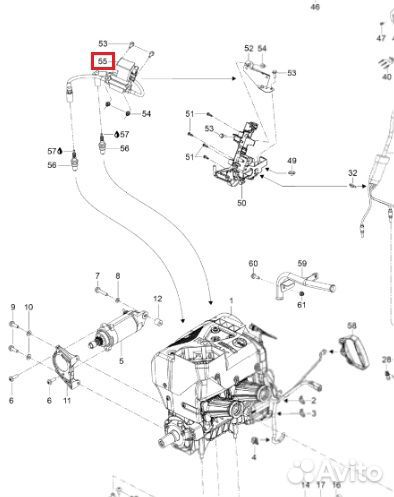 SU-01186 SPI Катушка Зажигания Для Ski Doo 550 512