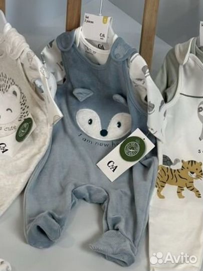 Боди c&a 56 62 74 оригинал новый