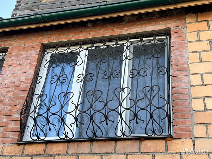 Кованные решетки на окна и двери
