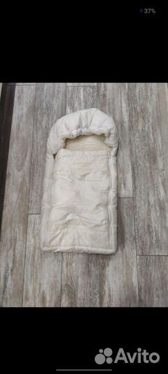 Меховой конверт в коляску овчина