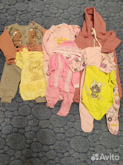 Детская одежда для девочек пакетом
