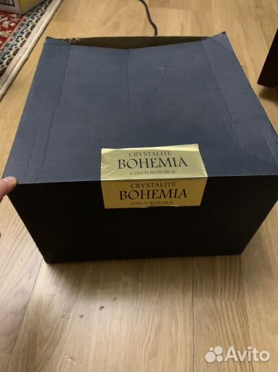 Ваза для фруктов хрустальная Bohemia