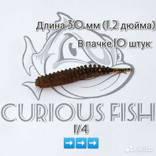 Curious Fish Worms Air Bait 1,2 дюйма (30мм)