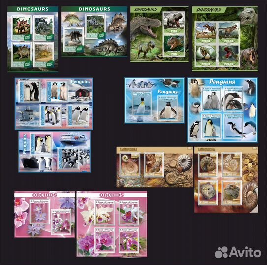 Марки,Фауна,Флора, 2023 год цена указана за 1 блок