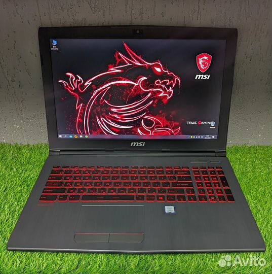 Игровой MSI GTX 1050 i7 8750H 16Gb SSD + HDD