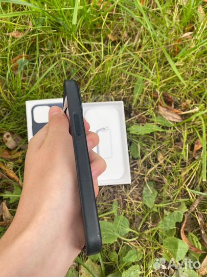 Чехол iPhone 13 Mini Кожаный Magsafe