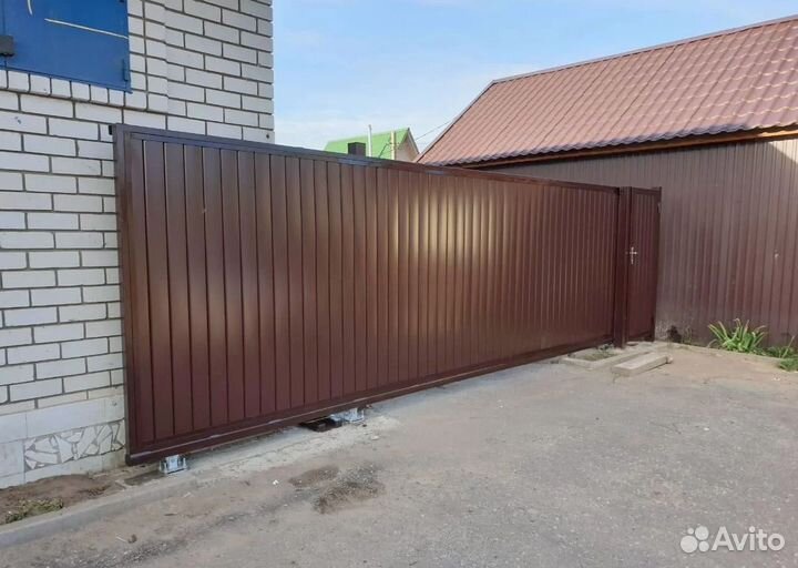 Ворота откатные от производителя. Под ключ