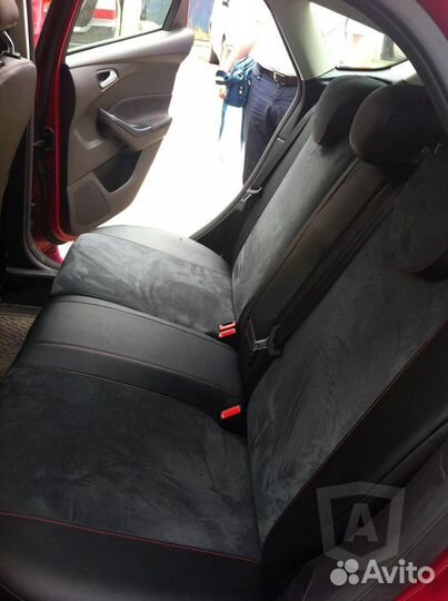 Чехлы на Ford Ka (экокожа+алькантара)