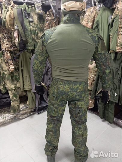 Летний тактический костюм зеленый пиксель 46-56р