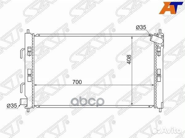 Радиатор Mitsubishi ASX 10- / Lancer 07-17