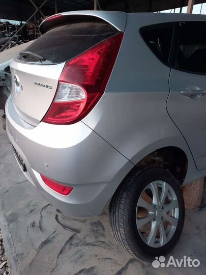 Хендай Солярис хетчбек задняя часть кузова