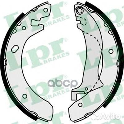 Колодки торм. барабанные 07510 Lpr