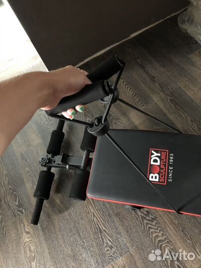 Скамья для пресса с эспандером