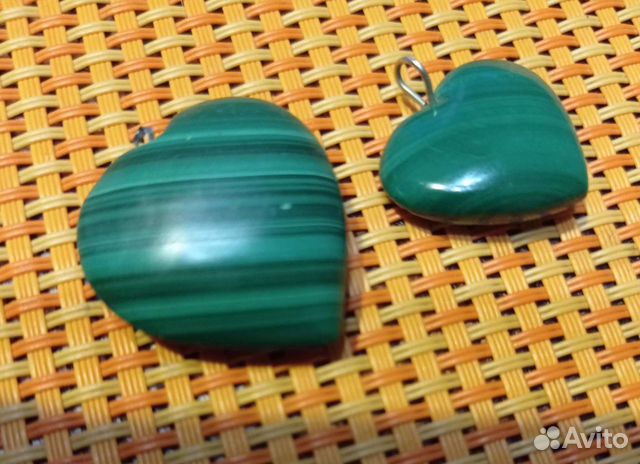 Малахитовые браслет и подвески