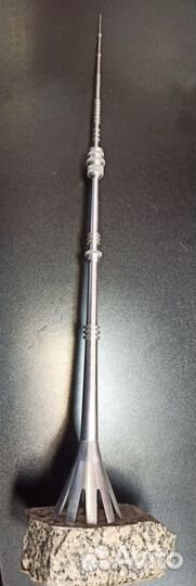 Сувенир Останкинская башня. Металл, камень