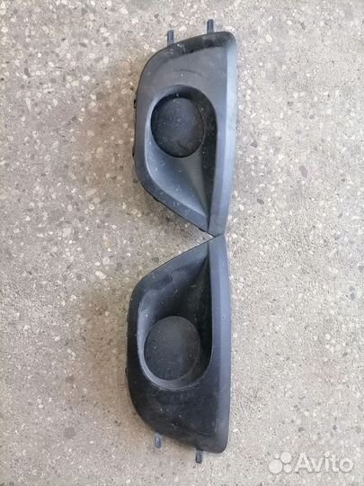 Заглушки птф в бампер гранта